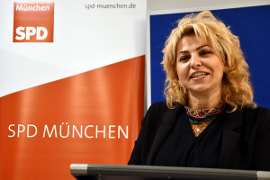 Christina Chatziparasidou, Direktkandatin der SPD München-Mitte, Stimmkreis 109 Bezirkstag (© Peter Martl)